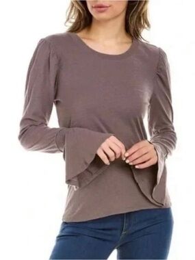 Nation LTD Penny Long Sleeve
Tee Pima Cotton Size Medium